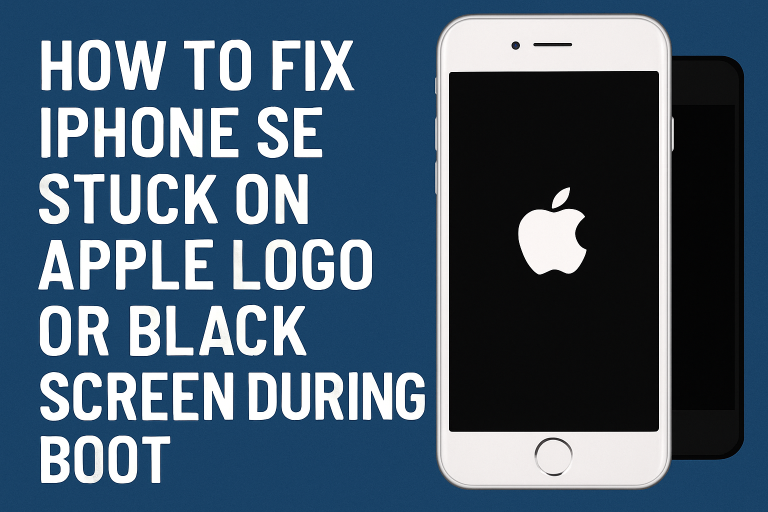 How to Fix iPhone SE Stuck on Apple Logo or Black Screen During Boot