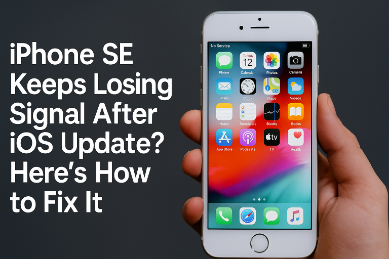 iPhone SE Keeps Losing Signal After iOS Update? Here’s How to Fix It