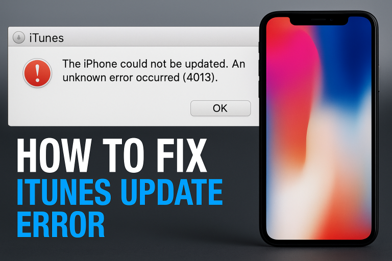How to Fix iTunes Update Error When Updating Your iPhone