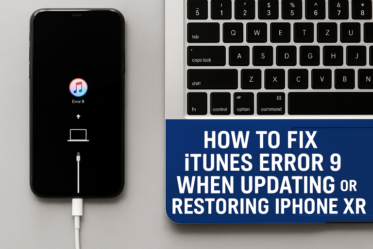 How to Fix iTunes Error 9 When Updating or Restoring iPhone XR