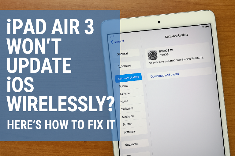 iPad Air 3 Won’t Update iOS Wirelessly? Here’s How to Fix It