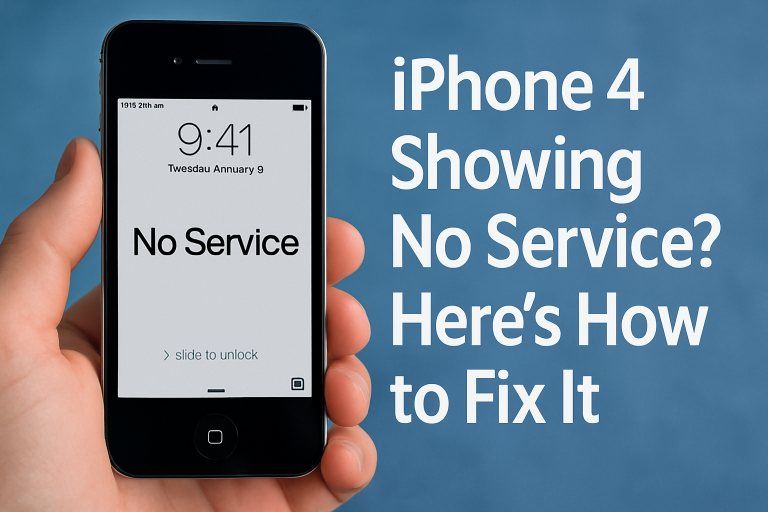 iPhone 4 Showing No Service? Here’s How to Fix It