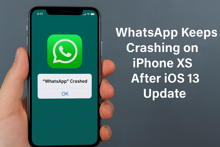 WhatsApp Keeps Crashing on iPhone XS After iOS 13 Update? Here’s How to Fix It