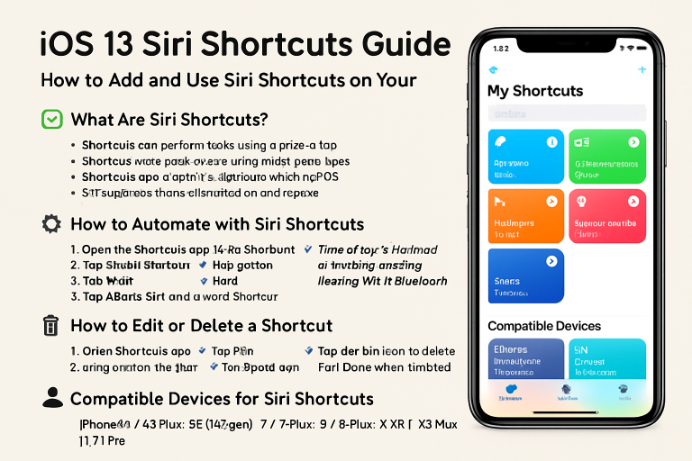 iOS 13 Siri Shortcuts Guide: How to Add and Use Siri Shortcuts on Your iPhone