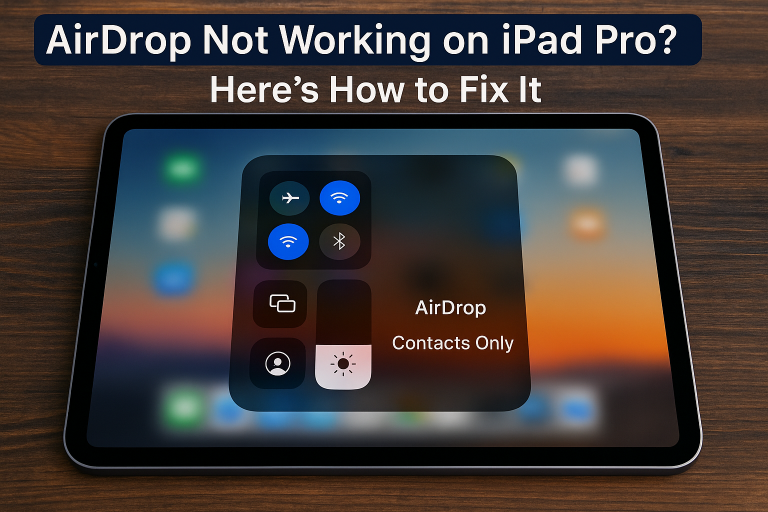 AirDrop Not Working on iPad Pro? Here’s How to Fix It