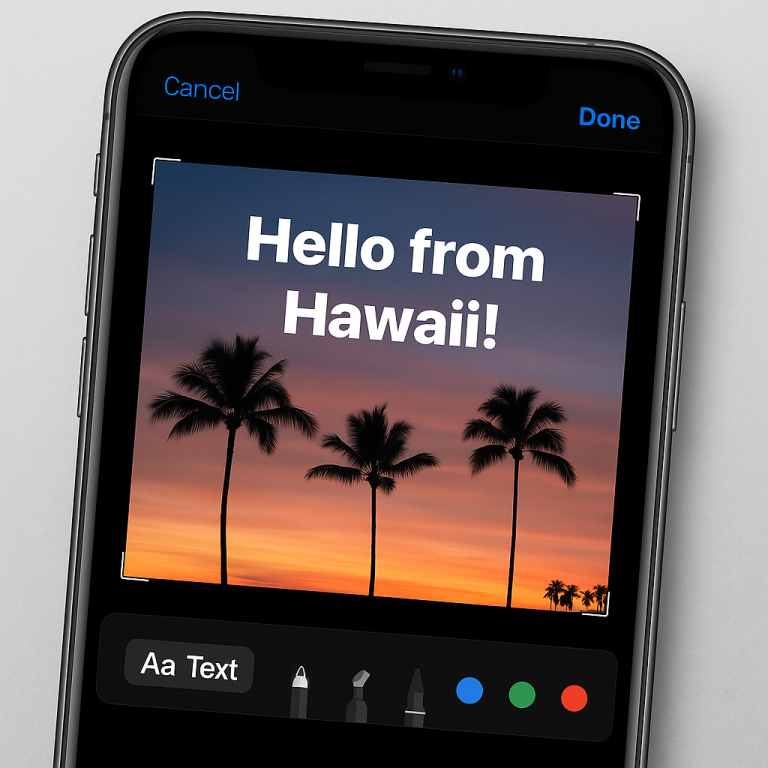 How to Add Text to a Photo on iPhone