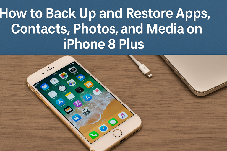 How to Back Up and Restore Apps, Contacts, Photos, and Media on iPhone 8 Plus