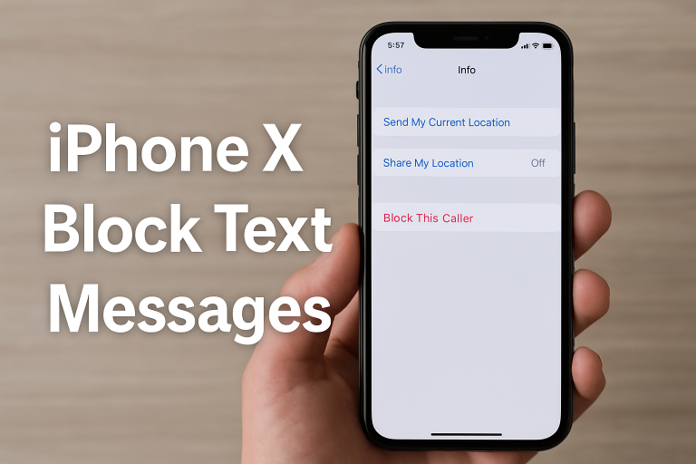 How to Block Text Messages on iPhone X (and Other iPhones)