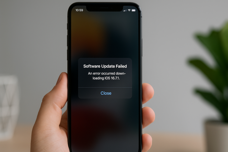 How to Fix “Software Update Failed” Error on iPhone XS Max