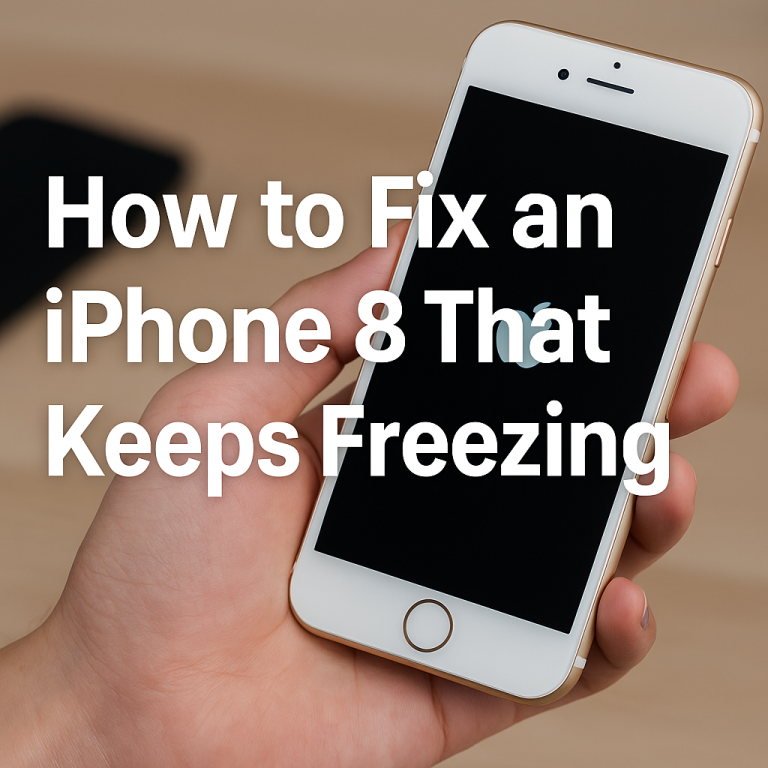 How to Fix an iPhone 8 That Keeps Freezing