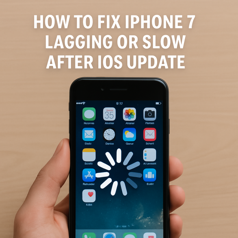 How to Fix iPhone 7 Lagging or Slow After iOS Update