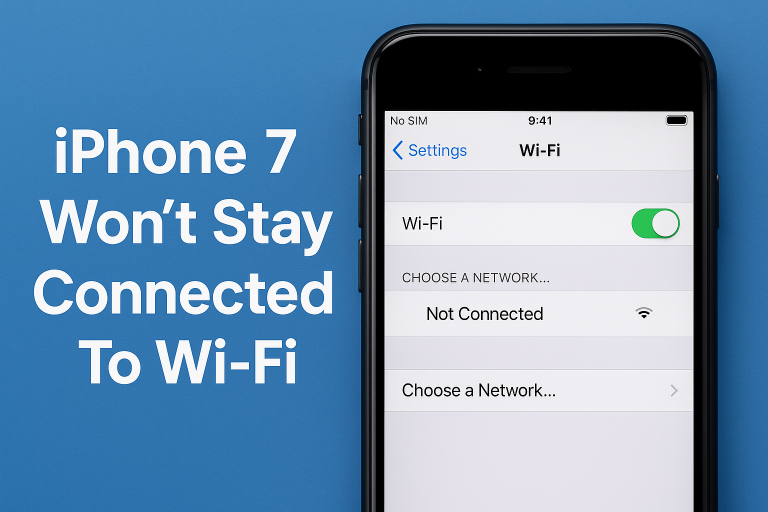 How to Fix iPhone 7 Not Staying Connected to Wi-Fi