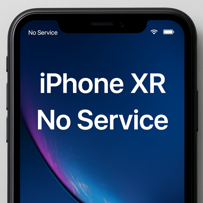 How to Fix iPhone XR No Service Error