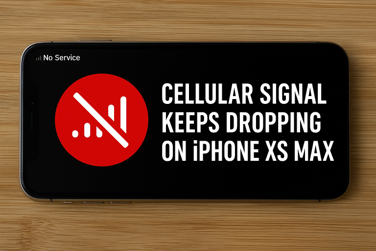 How to Fix iPhone XS Max Cellular Signal That Keeps Dropping
