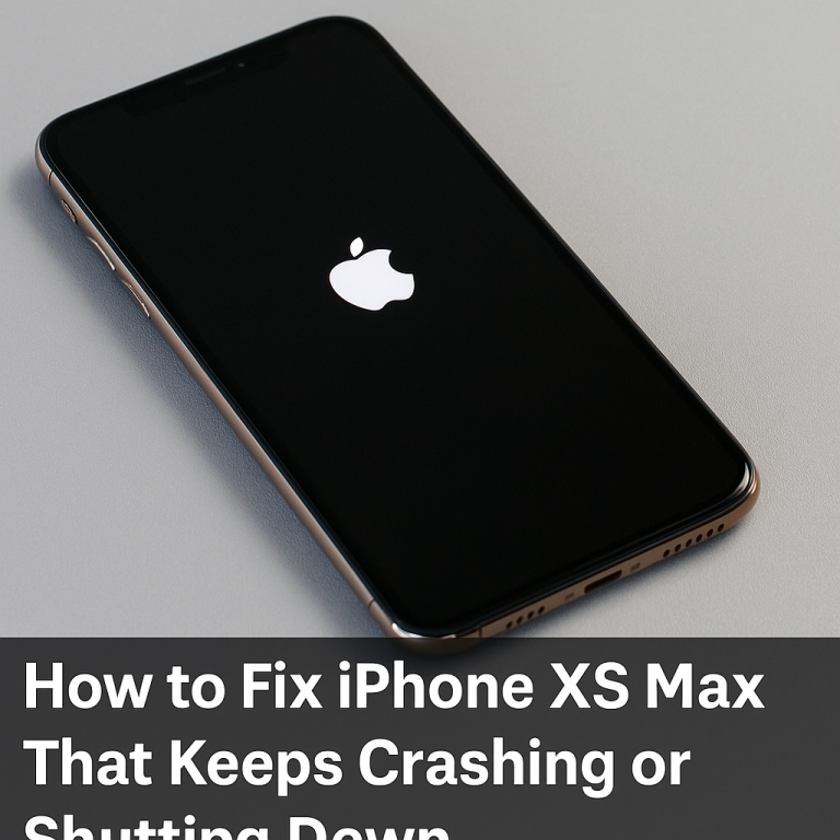How to Fix iPhone XS Max That Keeps Crashing or Shutting Down
