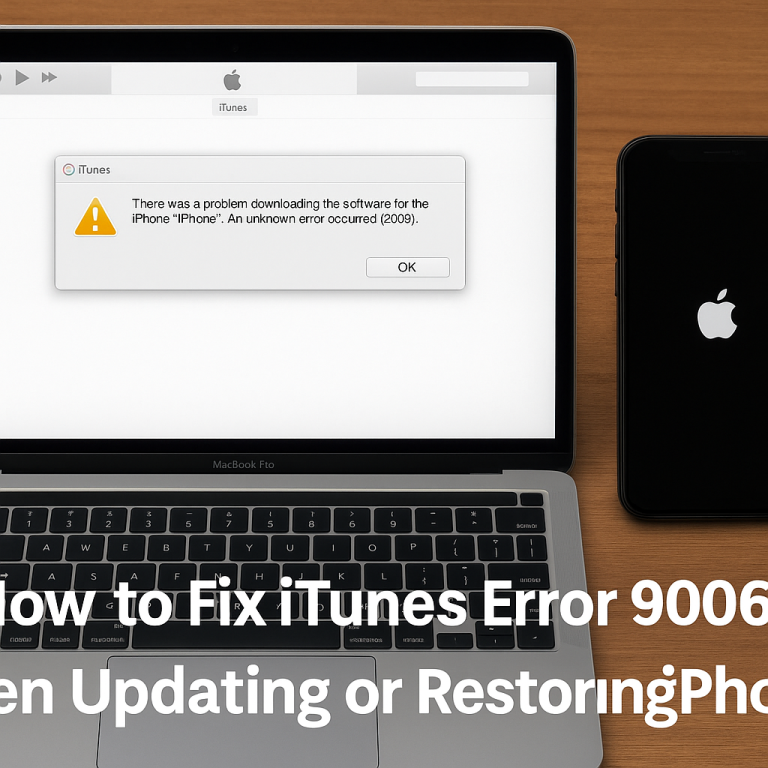 How to Fix iTunes Error 9006 When Updating or Restoring iPhone