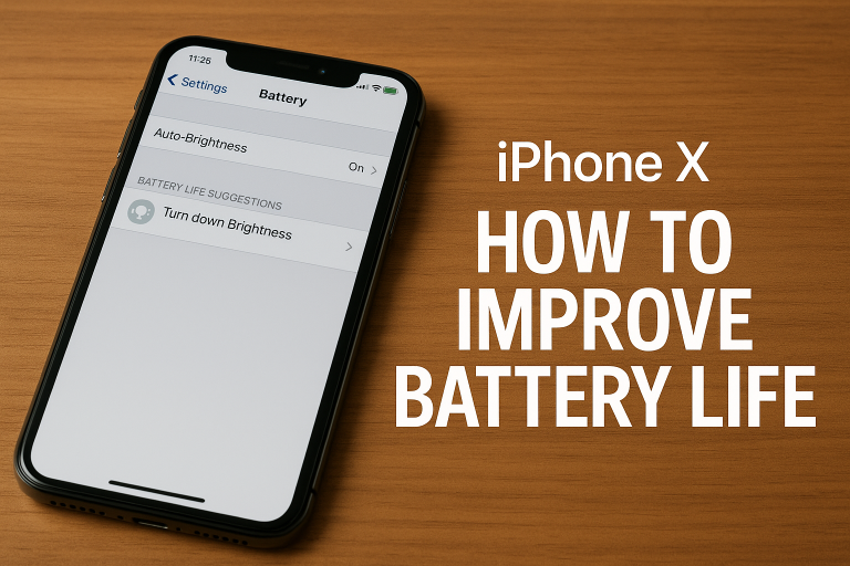 How to Improve Battery Life on Your iPhone X