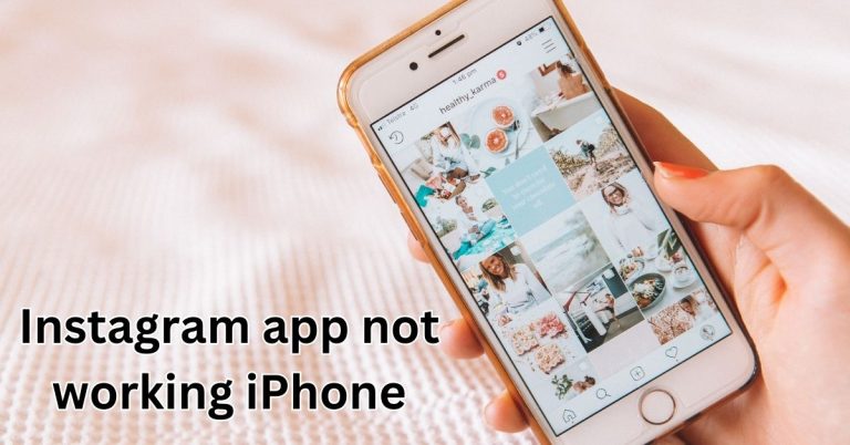 Instagram app not working iPhone