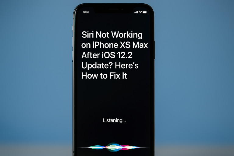Siri Not Working on iPhone XS Max After iOS 12.2 Update? Here’s How to Fix It