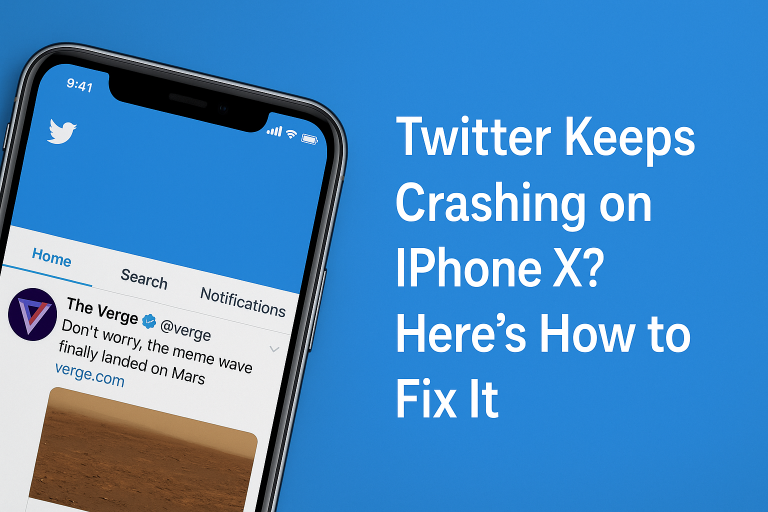 Twitter Keeps Crashing on iPhone X? Here’s How to Fix It
