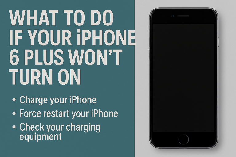 What to Do If Your iPhone 6 Plus Won’t Turn On