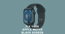 apple watch black screen