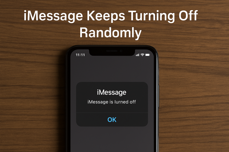 iMessage Keeps Turning Off Randomly? Here’s How to Fix It