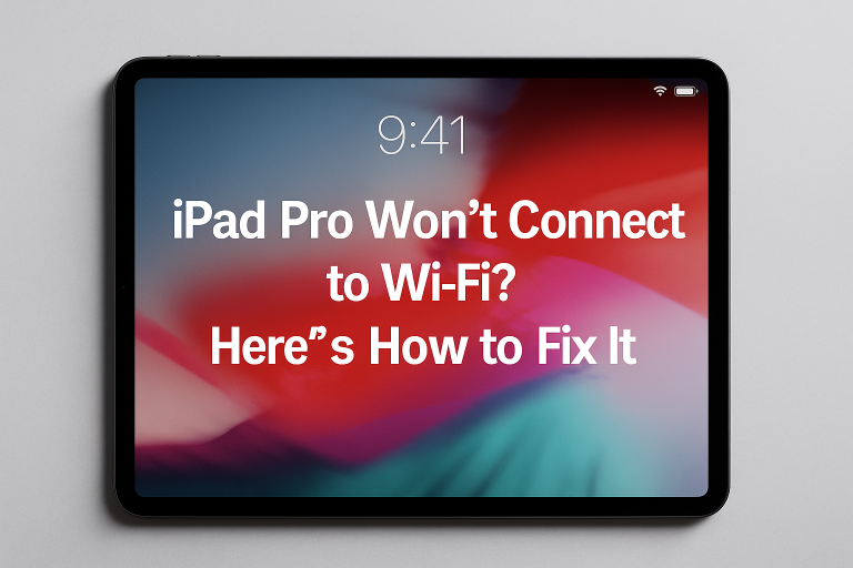 iPad Pro (2018) Won’t Connect to Wi-Fi? Here’s How to Fix It