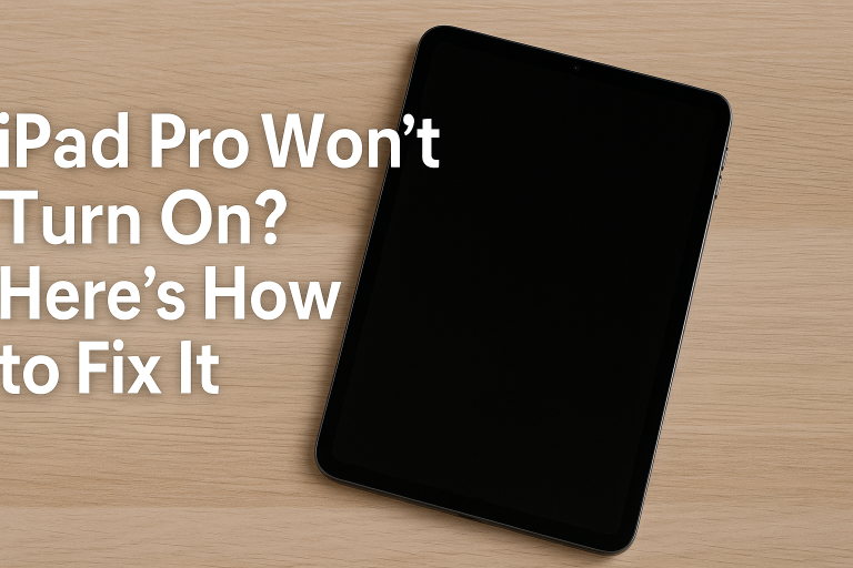 iPad Pro Won’t Turn On? Here’s How to Fix It