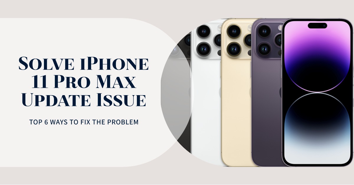 iphone 11 pro max software update error