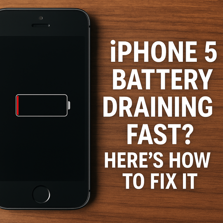 iPhone 5 Battery Draining Fast? Here’s How to Fix It