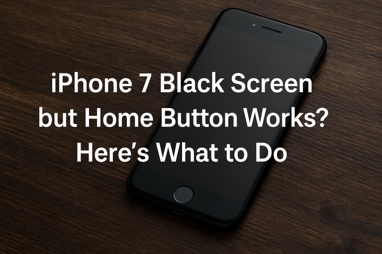 iPhone 7 Black Screen but Home Button Works? Here’s What to Do
