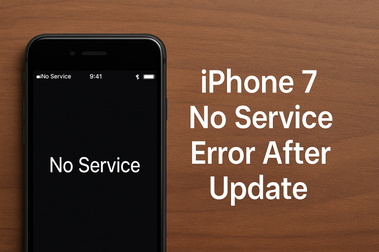 iPhone 7 No Service Error After Update? Here’s How to Fix It