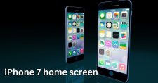 iPhone 7 home screen