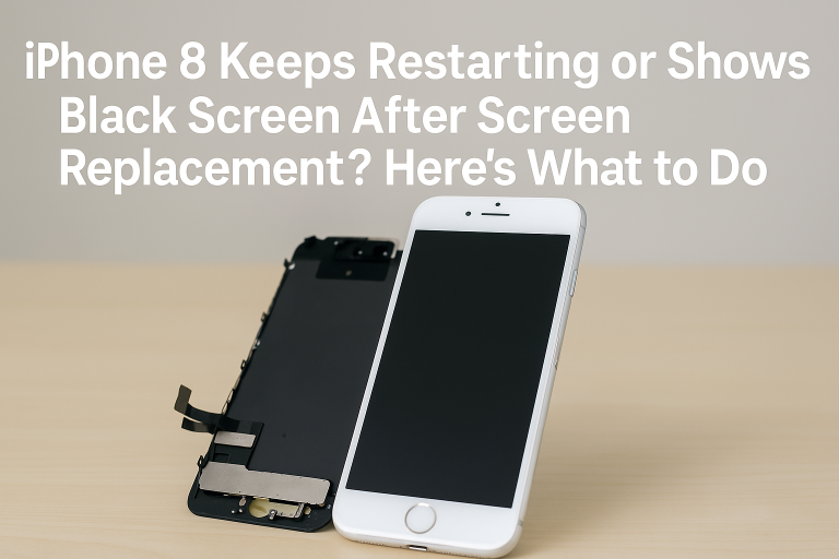 iPhone 8 Keeps Restarting or Shows Black Screen After Screen Replacement? Here’s What to Do