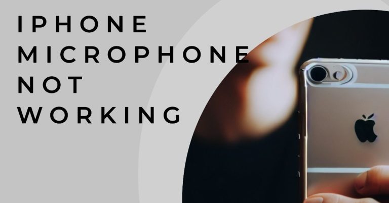 iPhone 8 microphone not working