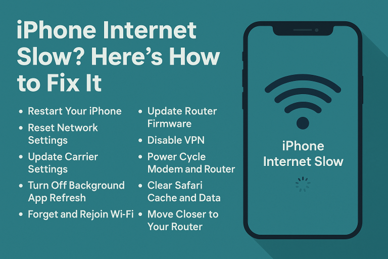 iPhone Internet Slow? Here’s How to Fix It