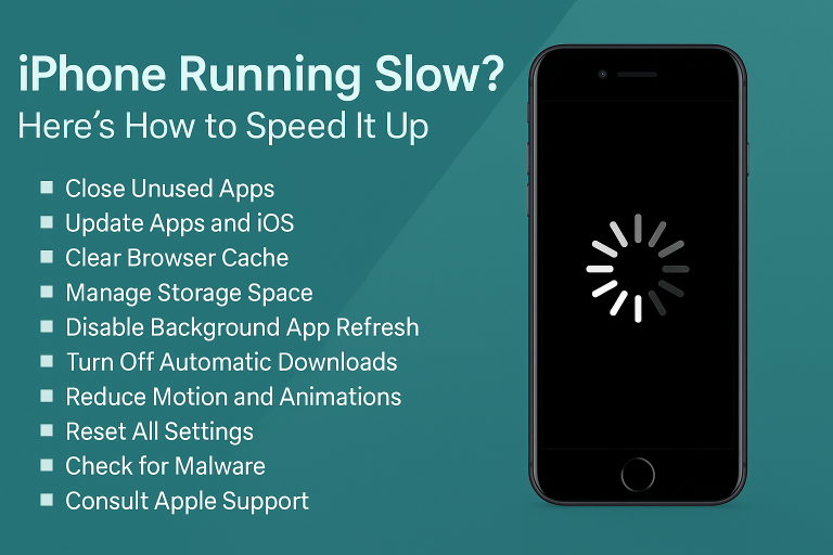 iPhone Running Slow? Here’s How to Speed It Up
