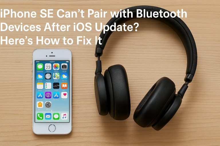 iPhone SE Can’t Pair with Bluetooth Devices After iOS Update? Here’s How to Fix It