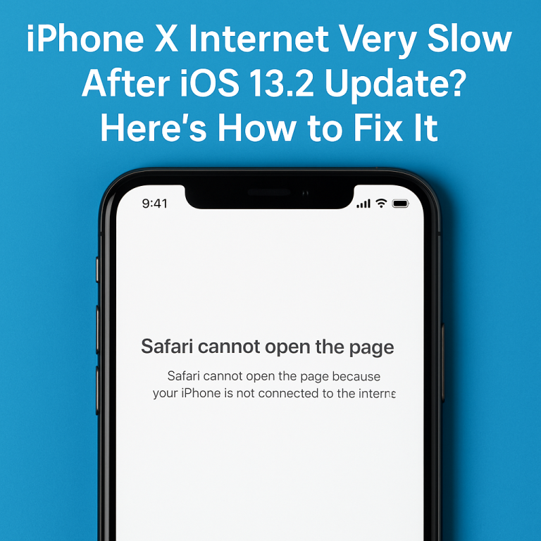 iPhone X Internet Very Slow After iOS 13.2 Update? Here’s How to Fix It