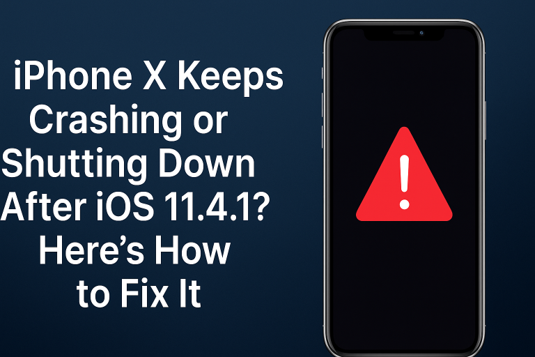 iPhone X Keeps Crashing or Shutting Down After iOS 11.4.1? Here’s How to Fix It