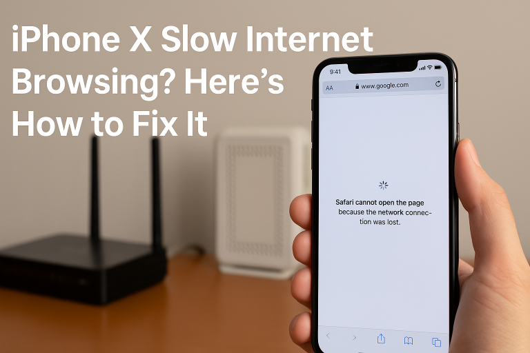 iPhone X Slow Internet Browsing? Here’s How to Fix It