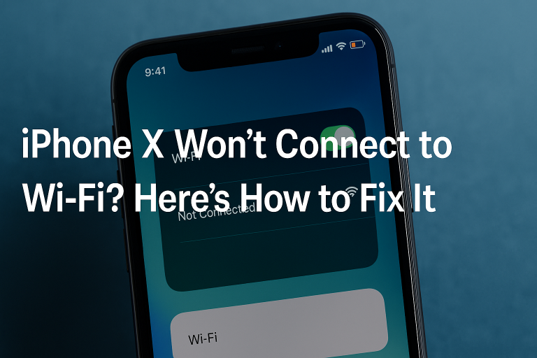 iPhone X Won’t Connect to Wi-Fi? Here’s How to Fix It