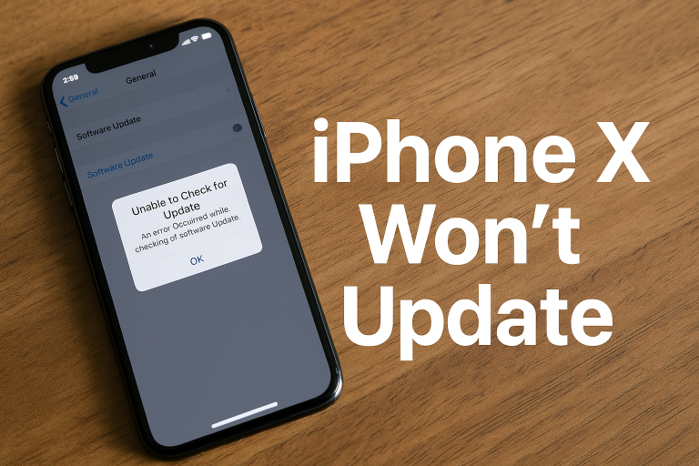 iPhone X Won’t Update via OTA? Here’s How to Fix It