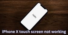 iPhone X touch screen not working