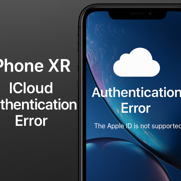 iPhone XR iCloud Authentication Error? Here’s How to Fix Unsupported Apple ID Issues