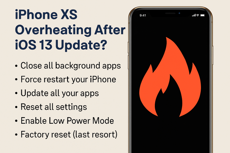 iPhone XS Overheating After iOS 13 Update? Here’s How to Fix It