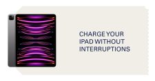 ipad starts charging then stops