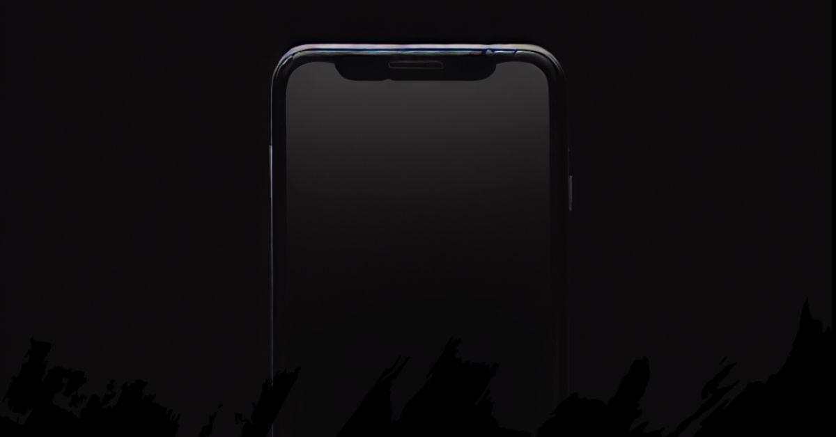 my iphone 11 is stuck on a black screen