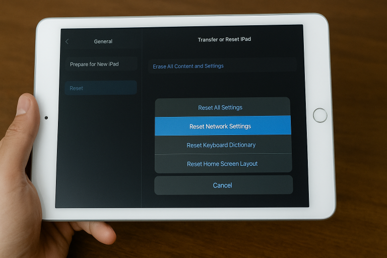 How to Reset Network Settings on iPad (And What Happens When You Do)